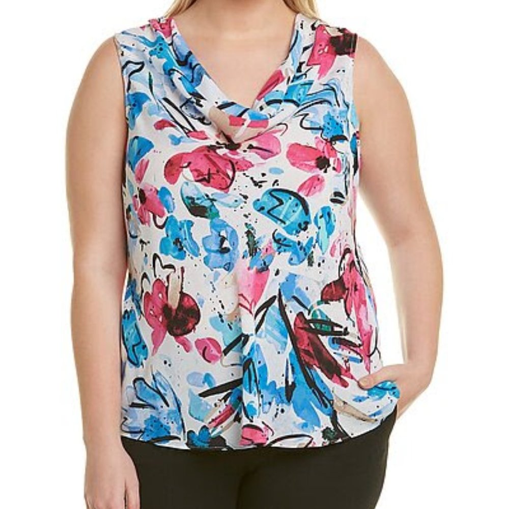 Floral Blouse Tank - Picture 9 of 9